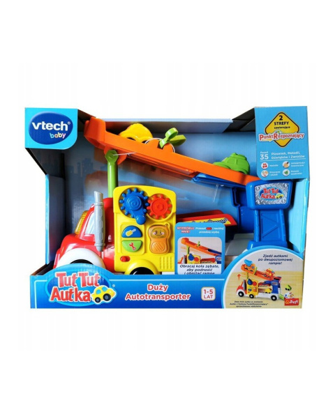 Tut Tut Autka - Duży Autotransporter VTech 61426 12m+ Tut Tut Autka - Duży Autotransporter VTech 61426 12m+