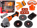 Zabawka Zestaw Majsterkowicza Szlifierka Baterie Lean Toys 13351 3l+