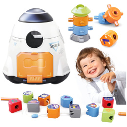 Zabawka edukacyjna Hola Kosmiczny Sorter Rakieta SN622 2l+