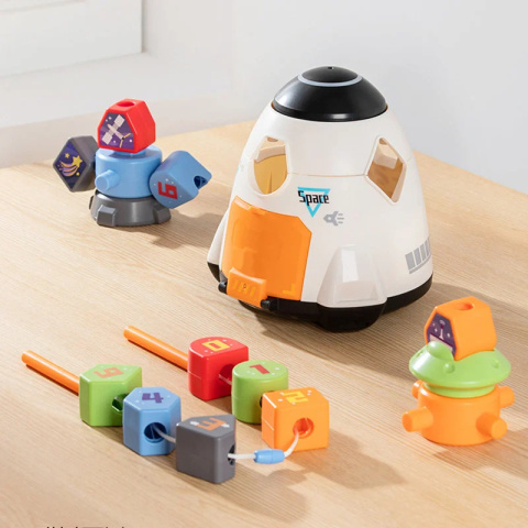 Zabawka edukacyjna Hola Kosmiczny Sorter Rakieta SN622 2l+ Zabawka edukacyjna Hola Kosmiczny Sorter Rakieta SN622 2l+