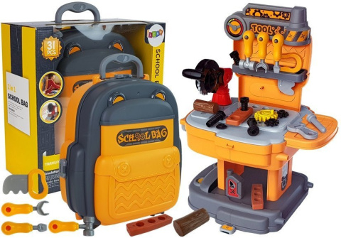 Zabawkowy Zestaw Narzędzi W Plecaku Lean Toys Warsztat 8520 3l+