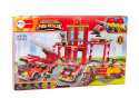 Zestaw Klocków Straż Pożarna Baza Pojazdu 845 El. Lean Toys 18305 6l+