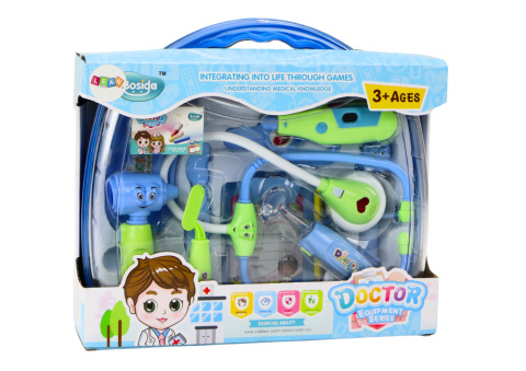 Zestaw Medyczny Małego Doktora Światła Dźwięki Lean Toys 18108 3l+ Zestaw Medyczny Małego Doktora Światła Dźwięki Lean Toys 18108 3l+