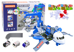 Samolot do rozłożenia Komisariat Policji 2w1 DIY Lean Toys 20272 3l+