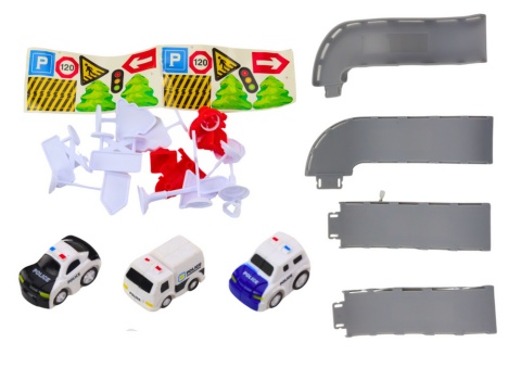 Samolot do rozłożenia Komisariat Policji 2w1 DIY Lean Toys 20272 3l+ Samolot do rozłożenia Komisariat Policji 2w1 DIY Lean Toys 20272 3l+