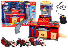 Baza Straż Pożarna Centrum Dowodzenia Pojazdy Lean Toys 18710 3l+