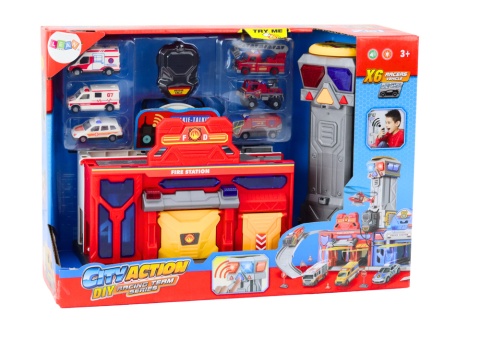 Baza Straż Pożarna Centrum Dowodzenia Pojazdy Lean Toys 18710 3l+ Baza Straż Pożarna Centrum Dowodzenia Pojazdy Lean Toys 18710 3l+