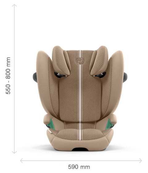 Fotelik samochodowy 100-150 cm Cybex Solution G2 Plus Almond Beige