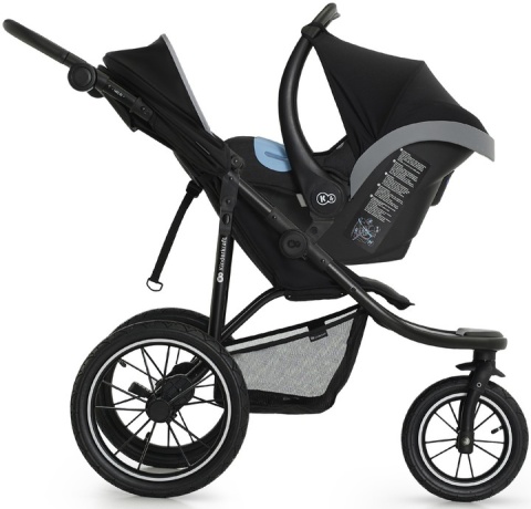 Wózek spacerowy sportowy Kinderkraft Helsi 2 Black Wózek spacerowy sportowy Kinderkraft Helsi 2 Black