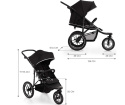 Wózek spacerowy sportowy Kinderkraft Helsi 2 Black Wózek spacerowy sportowy Kinderkraft Helsi 2 Black