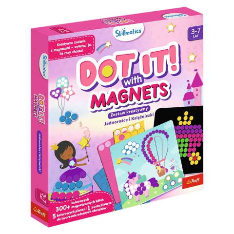 Zestaw Skillmatics Dot it! With Magnets Jednorożce i Księżniczki 62600 3l+ Zestaw Skillmatics Dot it! With Magnets Jednorożce i Księżniczki 62600 3l+