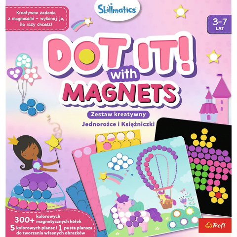 Zestaw Skillmatics Dot it! With Magnets Jednorożce i Księżniczki 62600 3l+ Zestaw Skillmatics Dot it! With Magnets Jednorożce i Księżniczki 62600 3l+