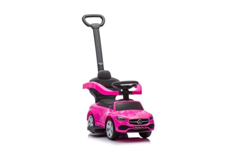 Jeździk z pchaczem 3w1 Lean Toys Mercedes różowy 25069 12m+