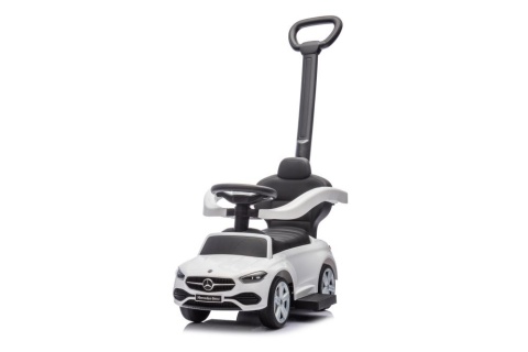 Jeździk z pchaczem 3w1 Lean Toys Mercedes biały 25067 12m+