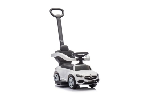 Jeździk z pchaczem 3w1 Lean Toys Mercedes biały 25067 12m+