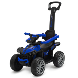 Jeździk z rączką quad Baby Mix Mega Prime Eva niebieski 56318 12m+