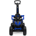Jeździk z rączką quad Baby Mix Mega Prime Eva niebieski 56318 12m+