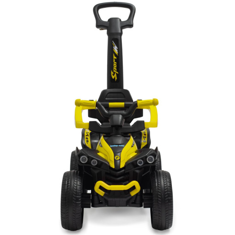 Jeździk z rączką quad Baby Mix Mega Prime Eva żółty 56316 12m+ Jeździk z rączką quad Baby Mix Mega Prime Eva żółty 56316 12m+