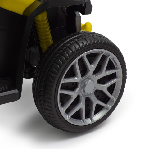 Jeździk z rączką quad Baby Mix Mega Prime Eva żółty 56316 12m+ Jeździk z rączką quad Baby Mix Mega Prime Eva żółty 56316 12m+
