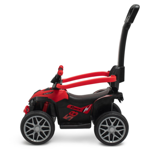 Jeździk z rączką quad Baby Mix Mega Prime Eva czerwony 56317 12m+ Jeździk z rączką quad Baby Mix Mega Prime Eva czerwony 56317 12m+