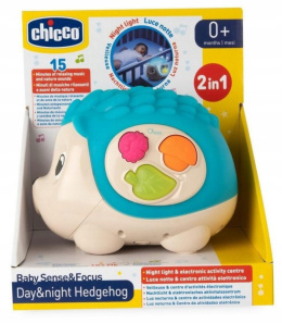 Jeżyk 2w1 Dzień i Noc Chicco interaktywna zabawka i lampka nocna 0m+