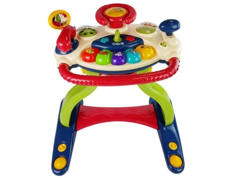 Interaktywny Chodzik Tablica Kierownica 3w1 Lean Toys 8492 6m+ Interaktywny Chodzik Tablica Kierownica 3w1 Lean Toys 8492 6m+