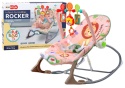 Leżaczek bujaczek 2w1 Wibracja Dźwięk Lean Toys Różowy Lew 17673 0+ Leżaczek bujaczek 2w1 Wibracja Dźwięk Lean Toys Różowy Lew 17673 0+