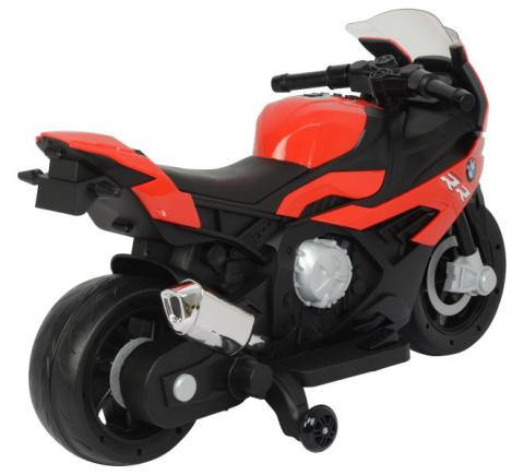 Motor na akumulator dla dziecka Lean Toys BMW S1000RR 2156 czerwony 3l+ Motor na akumulator dla dziecka Lean Toys BMW S1000RR 2156 czerwony 3l+