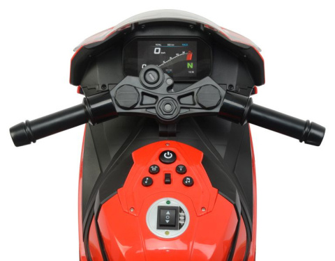 Motor na akumulator dla dziecka Lean Toys BMW S1000RR 2156 czerwony 3l+ Motor na akumulator dla dziecka Lean Toys BMW S1000RR 2156 czerwony 3l+