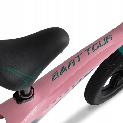 Rowerek biegowy Lionelo Bart Tour Pink Bubblegum 2l+ Rowerek biegowy Lionelo Bart Tour Pink Bubblegum 2l+