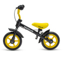 Rowerek biegowy z hamulcem Baby Mix Traveller czarny 56305 2l+