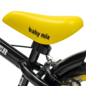 Rowerek biegowy z hamulcem Baby Mix Traveller czarny 56305 2l+