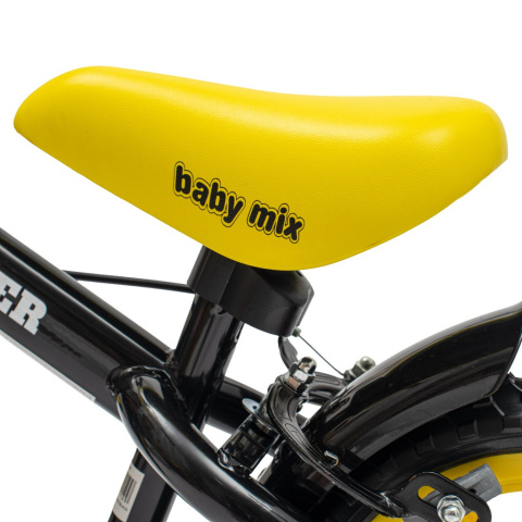 Rowerek biegowy z hamulcem Baby Mix Traveller czarny 56305 2l+ Rowerek biegowy z hamulcem Baby Mix Traveller czarny 56305 2l+