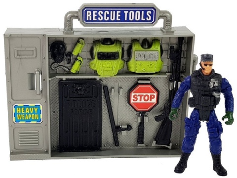 Zestaw Policyjny Helikopter Auto Łódź Dźwięk Broń Lean Toys 7889 3l+ Zestaw Policyjny Helikopter Auto Łódź Dźwięk Broń Lean Toys 7889 3l+