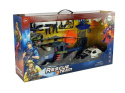 Zestaw Policyjny Helikopter Auto Łódź Dźwięk Broń Lean Toys 7889 3l+