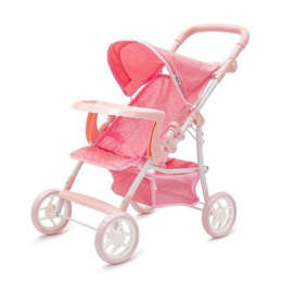 Sportowy wózek dla lalek Baby Mix Lana pink 56092 3l+