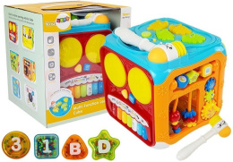 Kostka Edukacyjna Sorter Lean Toys Dźwięk Światła 8303 18m+