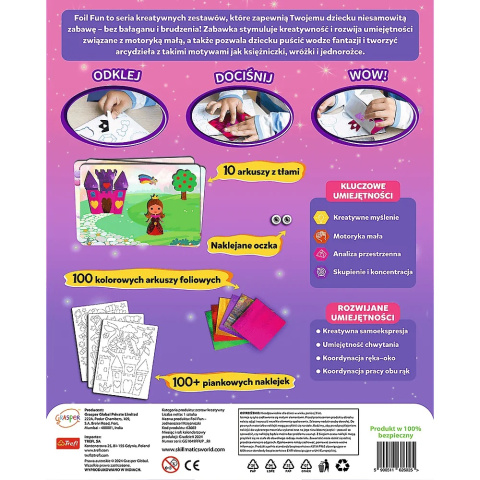 Zestaw kreatywny Skillmatics Foil Fun Jednorożce i Księżniczki 4l+ Zestaw kreatywny Skillmatics Foil Fun Jednorożce i Księżniczki 4l+