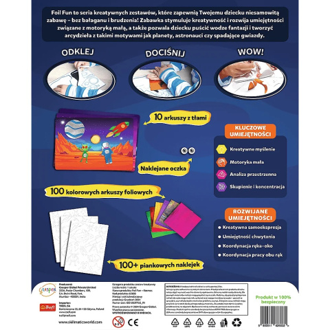 Zestaw kreatywny Skillmatics Foil Fun Kosmos 62603 4l+ Zestaw kreatywny Skillmatics Foil Fun Kosmos 62603 4l+