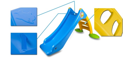 Zjeżdżalnia dla dzieci Dohany 424 115 cm różowa 2l+ Zjeżdżalnia dla dzieci Dohany 424 115 cm różowa 2l+