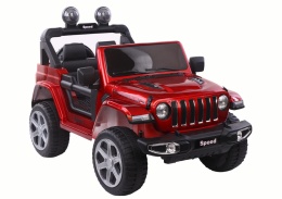 Auto na akumulator Lean Toys FT-938 czerwone lakierowane 4x4 15556 3l+