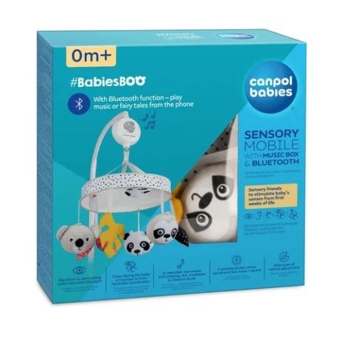 Canpol sensoryczna karuzela z pozytywką/Bluetooth BabiesBoo 68/093 0+ Canpol sensoryczna karuzela z pozytywką/Bluetooth BabiesBoo 68/093 0+