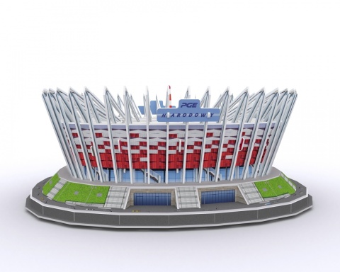 Puzzle 3D Cubic Fun Stadion PGE Narodowy 105 el. 2491 8l+ Puzzle 3D Cubic Fun Stadion PGE Narodowy 105 el. 2491 8l+