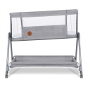 Łóżeczko dostawne Lionelo Luna Grey Concrete