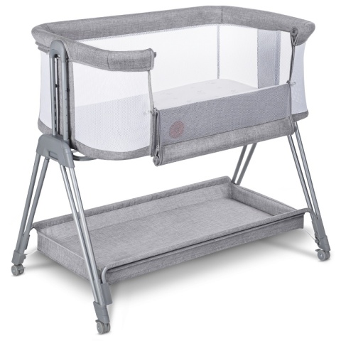 Łóżeczko dostawne Lionelo Luna Grey Concrete Łóżeczko dostawne Lionelo Luna Grey Concrete