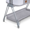 Łóżeczko dostawne Lionelo Luna Grey Concrete