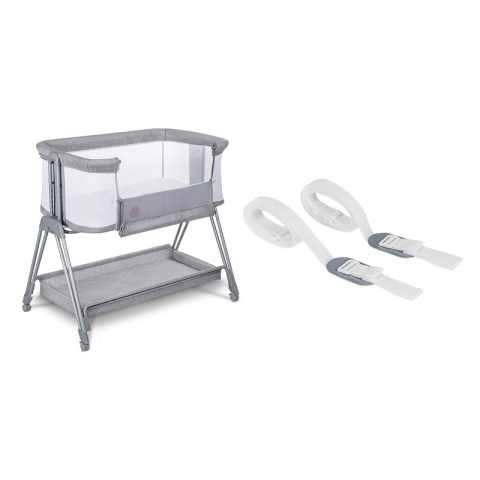 Łóżeczko dostawne Lionelo Luna Grey Concrete Łóżeczko dostawne Lionelo Luna Grey Concrete