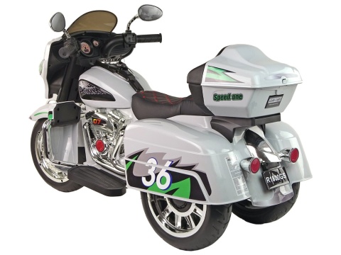 Motor na akumulator dla dziecka Lean Toys Goldwing 3206 szary 3l+ Motor na akumulator dla dziecka Lean Toys Goldwing 3206 szary 3l+