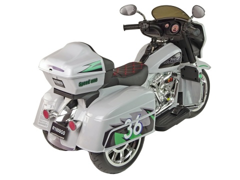 Motor na akumulator dla dziecka Lean Toys Goldwing 3206 szary 3l+ Motor na akumulator dla dziecka Lean Toys Goldwing 3206 szary 3l+