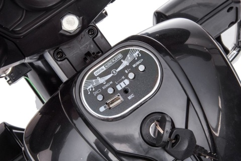 Motor na akumulator dla dziecka Lean Toys Goldwing 3207 czarny 3l+ Motor na akumulator dla dziecka Lean Toys Goldwing 3207 czarny 3l+